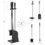 Acari Steel Fireplace Tool Set