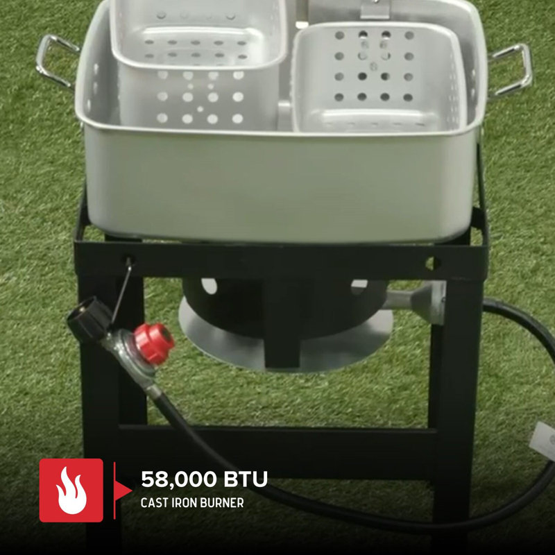 Nexgrill 18 pte Friteuse avec paniers doubles