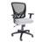 Zapp Mesh Back Office Chair with Back/Lumbar Support for Home and Office, Grey Fabric Seat-1807572397