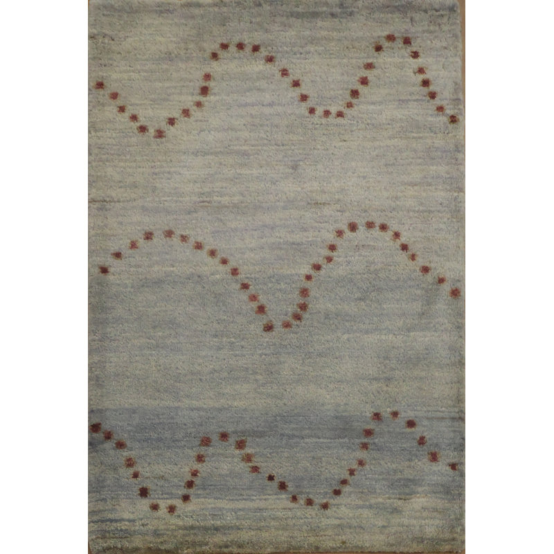 Tapis gris moderne Modern Wave