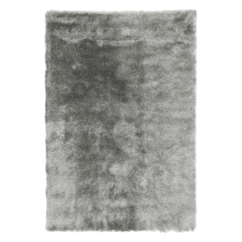 Boswell Machine Woven Silver Indoor Rug, Rectangle 140 x 200cm