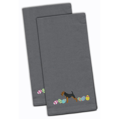 Cotton Embroidered Tea Towel Kitchen Towel