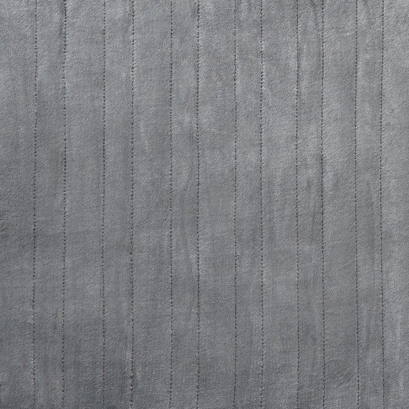 Couverture chauffante ultra douce et réversible, Gris, Double