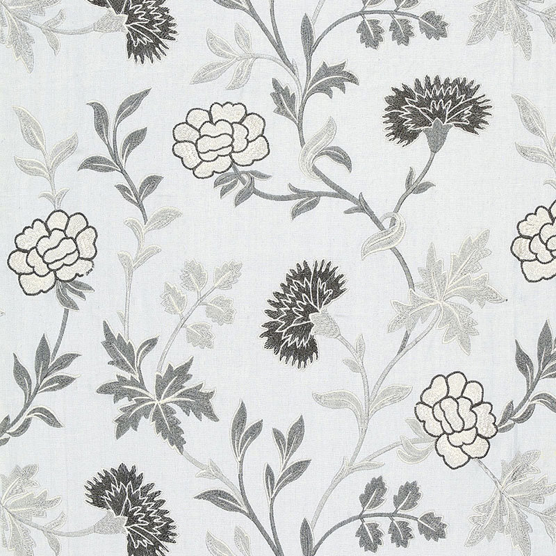 Tissu de broderie Sheridan, Grisaille