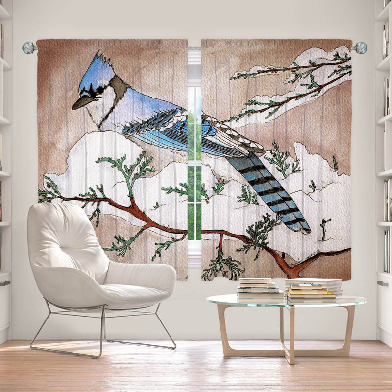 Paire de rideaux occultant en polyester Adalya, L 40 po x L 52 po