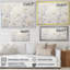 «White Dahlia Charm Collage», art mural Dahlia-1086452603-1086452596