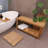 35.5" W Teak Shower Bench