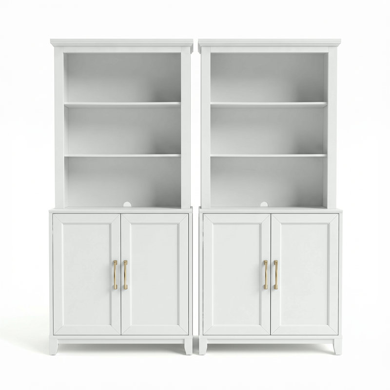 Ensembles d'armoire et de bahut 2 portes Martha Stewart Bedford, Blanc