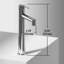 Lavabo de salle de bain rectangulaire en pierre blanche avec robinet H 11 po L 21 po x l 14 po x H 5 po Magnolia