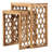 Acacia Wood Two Piece Nesting Tables