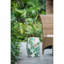 Tabouret de jardin en céramique 13 x 13 x 18 po, table d'appoint à thème jungle