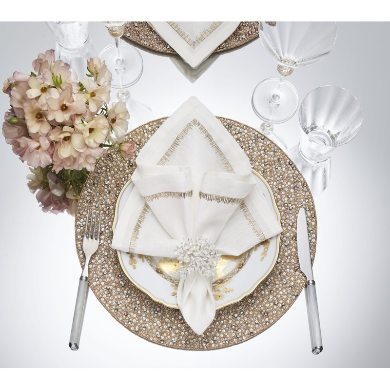 Aster Napkin Ring, Crystal