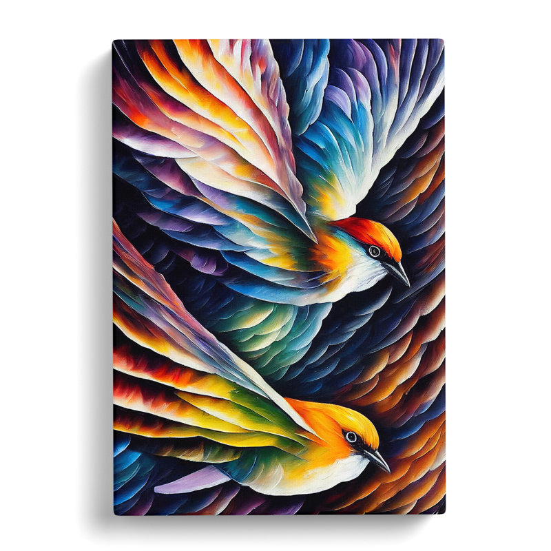 Jazelle Swallow Bird Vol.2 - Wrapped Canvas, 50cm H x 35cm W x 3cm D