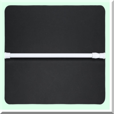 FlexiHold Adjustable Tension Rod - 12-19in No-Drill Extendable Shower & Closet Curtain Rail