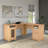 Galatia Piece Solid Wood Office Set