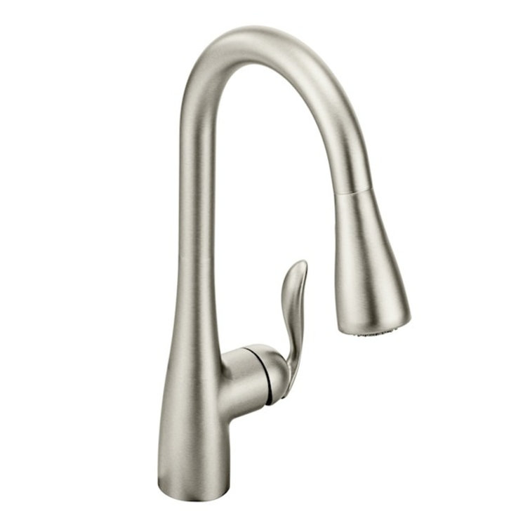 Moen Arbour One Handle Pulldown Kitchen Faucet Featuring Power Boost and Reflex