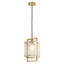 Brass Water Ripple Acrylic Pendant Light for Kitchen Island 1-Light Acrylic Pendant Light Fixture-120464196-113741994