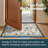 Chinoiserie Floral Rug Vintage Romance Design Washable Non-slip Blue/Beige-503699243-511287977