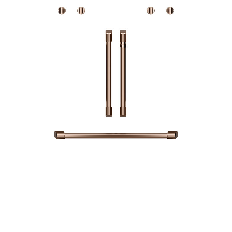 Wall Oven Handle Kit, Brushed Copper