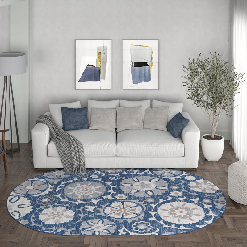 Wealden Indoor Rug, Oval 5'3" x 7'3"