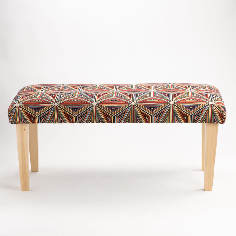 Richardton Upholstered Bench, H40 x W80 x D40cm