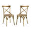 Ensemble de 2 chaises d'appoint Modway Gear-2141332731-2060545129