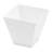 Restaurantware-2 Ounce Mini Kova Cups, 100 Square Small Appetizer Cups - Lids Sold Separately, Heavy-Duty, White Plastic Parfait Cups, Serve Mousse, Puddings, Or Samples, For Weddings Or Parties-12464264-117871729