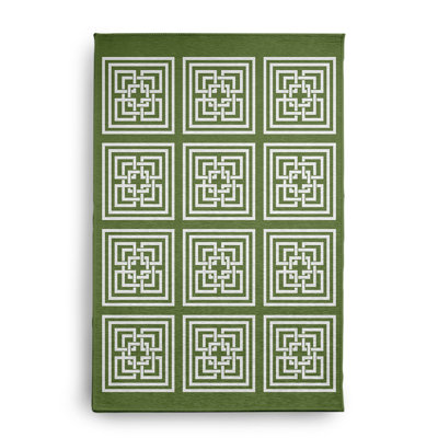Chenille Geometric Indoor Rug