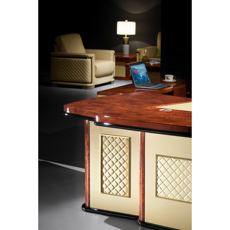 Infinity Solid Wood Executive Desk