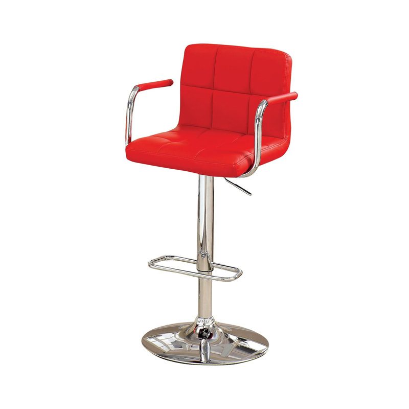 Tabouret de bar l 20,4 po, rouge