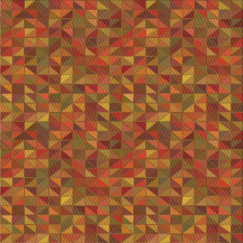 Tapis jaune à motif géométrique Kohlmeier, Carré 7 pi