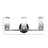 Arefa 3 Light Bath Bar Shown With 2.5” Onyx Swirl Glass-1612856548