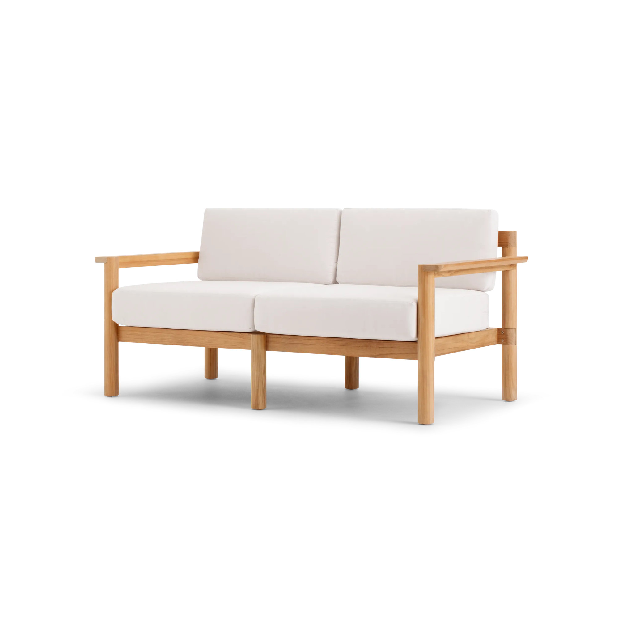 Haven 62.5'' Wide Teak with Sunbrella® Cushions, Sunbrella Canvas