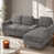 Knox Charcoal Chenille