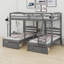 Triple Bunk Bed With Drawers