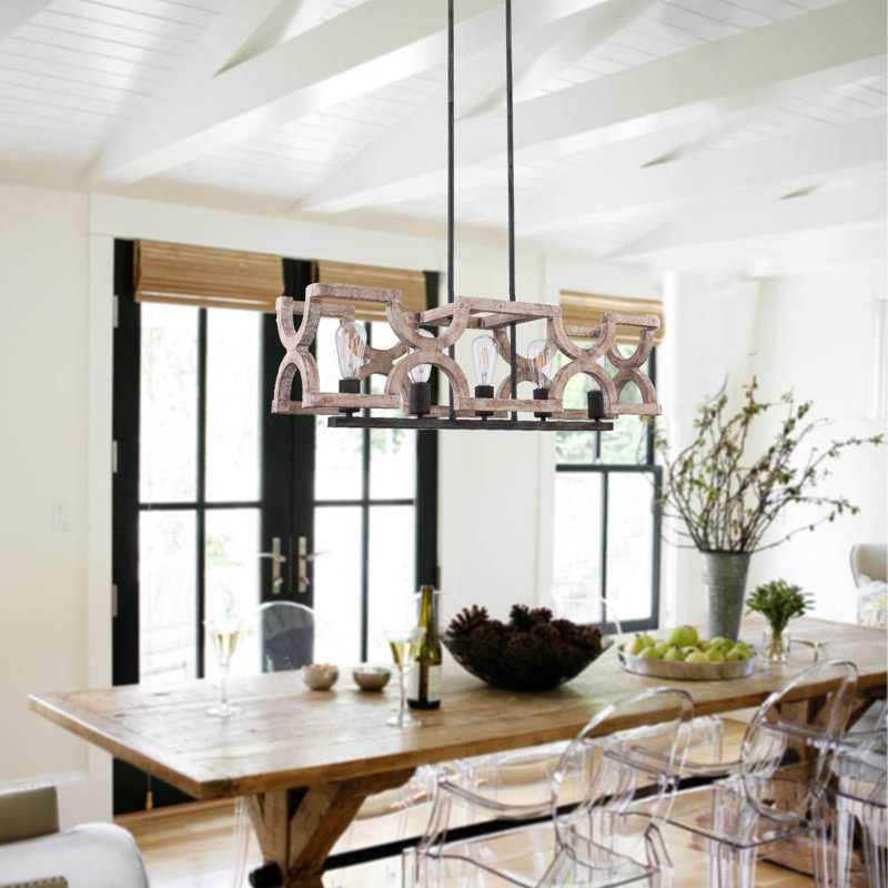 Tussey 5 - Light Dimmable Empire Chandelier, Natural