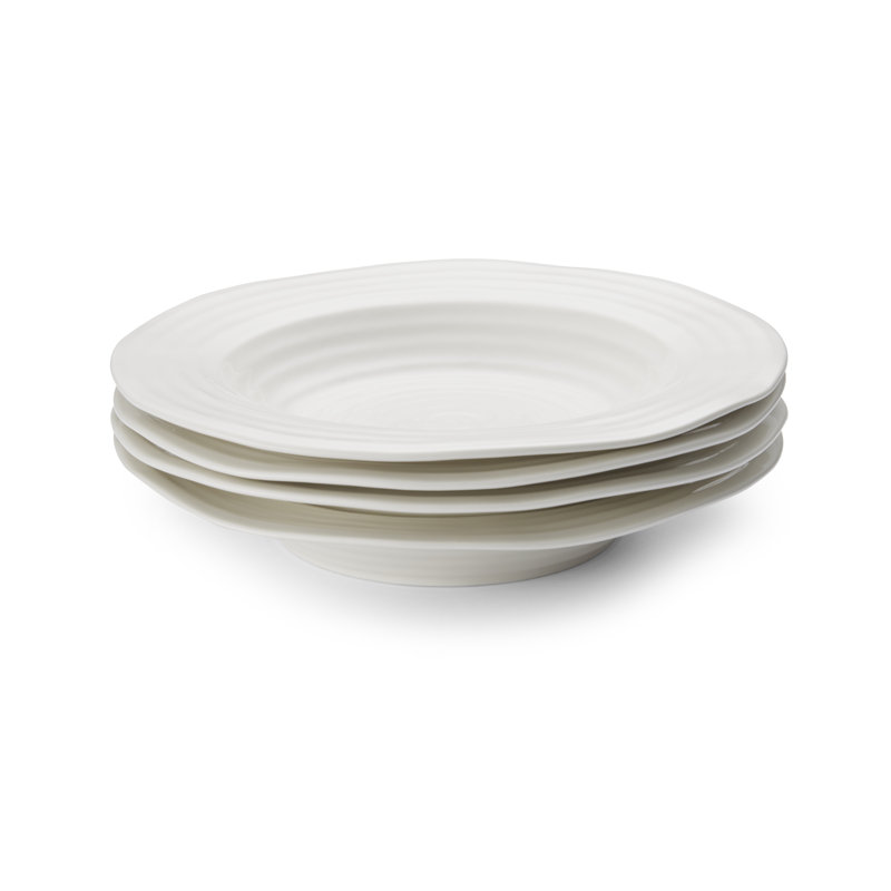 Soupe blanche Portmeirion Sophie Conran, bordée