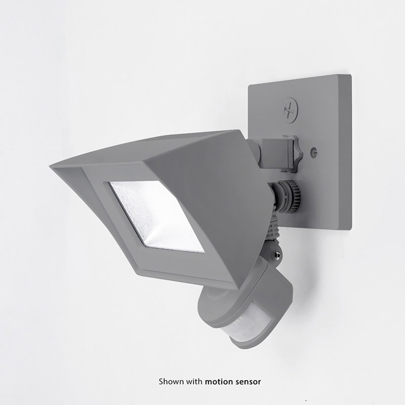 Architectural Graphite 35W LED Outdoor Security Flood Light, 6 in