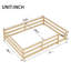 Lit de sol avec clôture Montessori-130021875-130021872