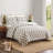 Mughal Flower Block Print 3-Piece Quilt Set-109768656