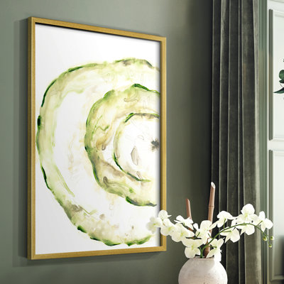 Lichen Halo V Framed Print - Solid Wood