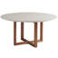 Palm Desert Woodard Marble Top Dining Table