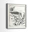 Linocut Style Seabird III - reproduction encadrée de qualité supérieure - prête à être accrochée - aucun clou requis - aucun clou requis-1685970791-1685970793