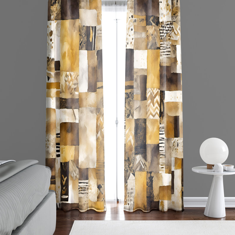 Semi Sheer Curtain Pair, 40" W x 61" L