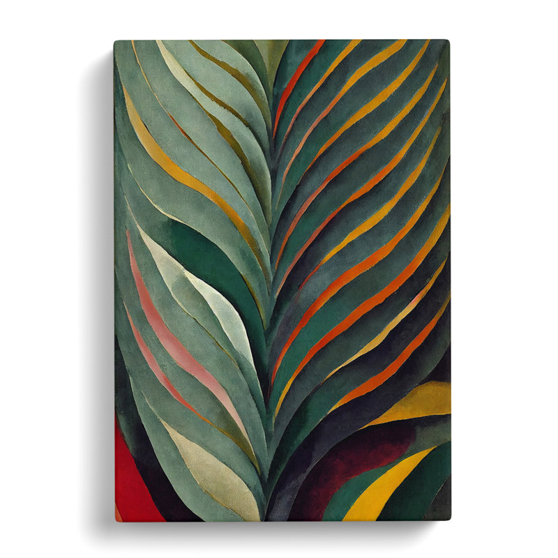 Aguajito Pretty Plant Leaf - Wrapped Canvas, 76cm H x 50cm W x 3cm D