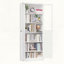 72 Metal Kitchen Pantry Cabinet with 5 Adjustable Shelves