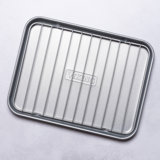 Viking Aluminized Steel Nonstick Toaster Oven Roasting Pan W Rack