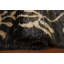 Tapis abstrait noir 5 x 6