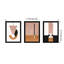 «Candrea Venice Abstract Trio - lot de 3» par Alexander Ginzburg, reproduction d'art encadrée-61460102-61460104