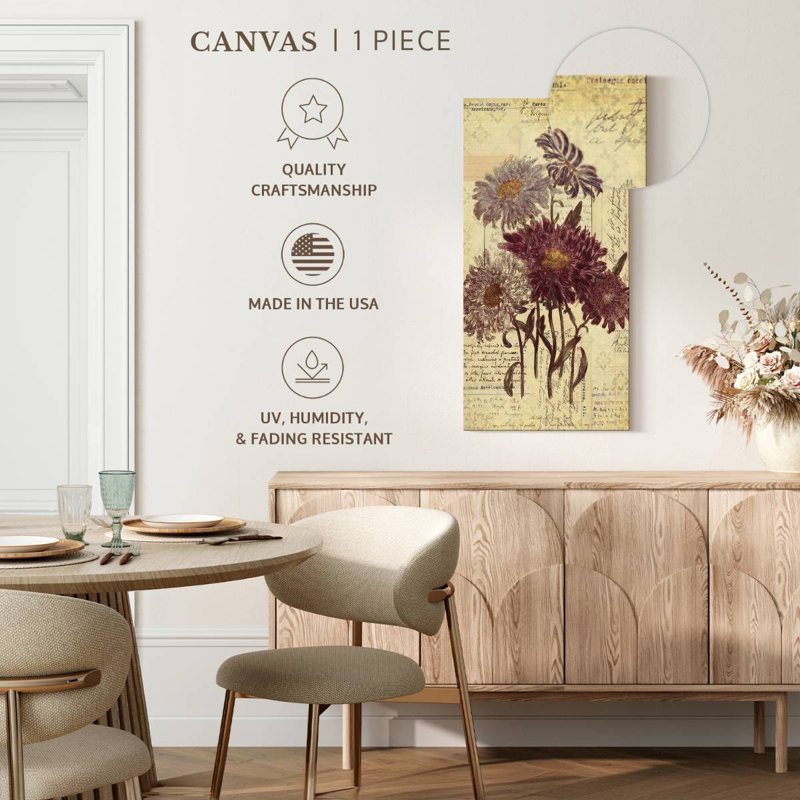 Fleurs classiques, H 24 po x l 12 po